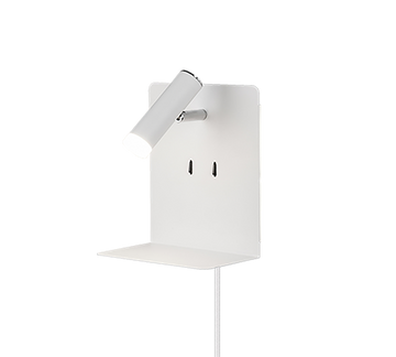ELEMENT | Wall lamp | White mat | Metal