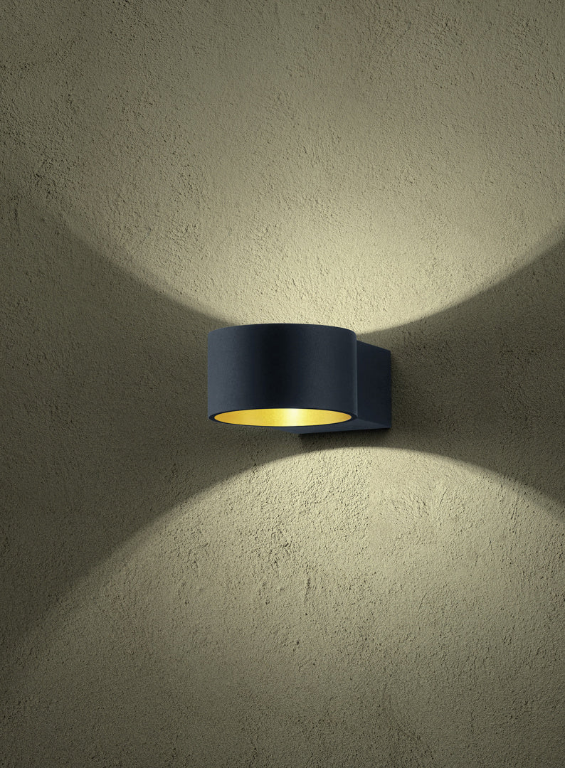 LACAPO | Wall lamp | Black mat | Metal