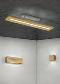 BRAD | Wall lamp | Wood coloured | Natural wood