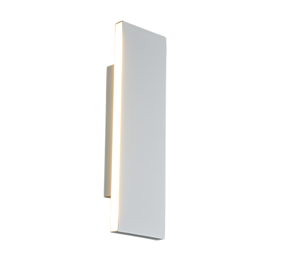 CONCHA | Wall lamp | White mat | Metal