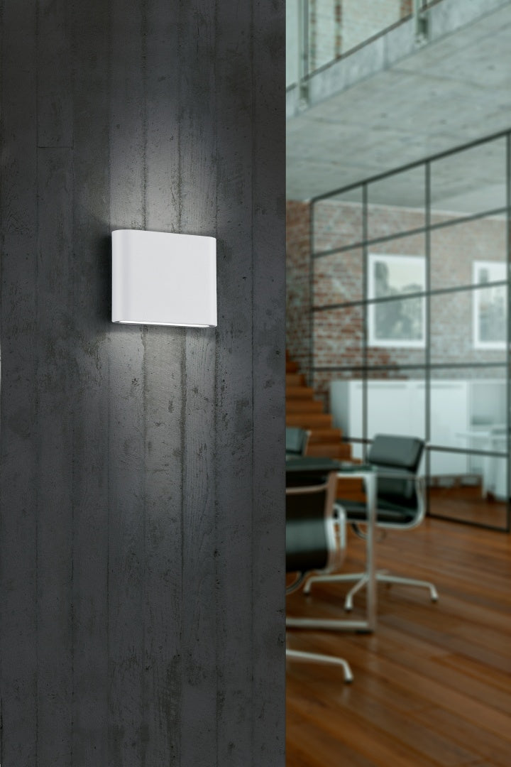 THAMES II | Wall lamp | White mat | Diecast aluminium