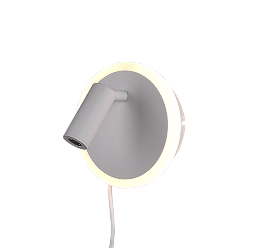 JORDAN | Wall lamp | White mat | Metal
