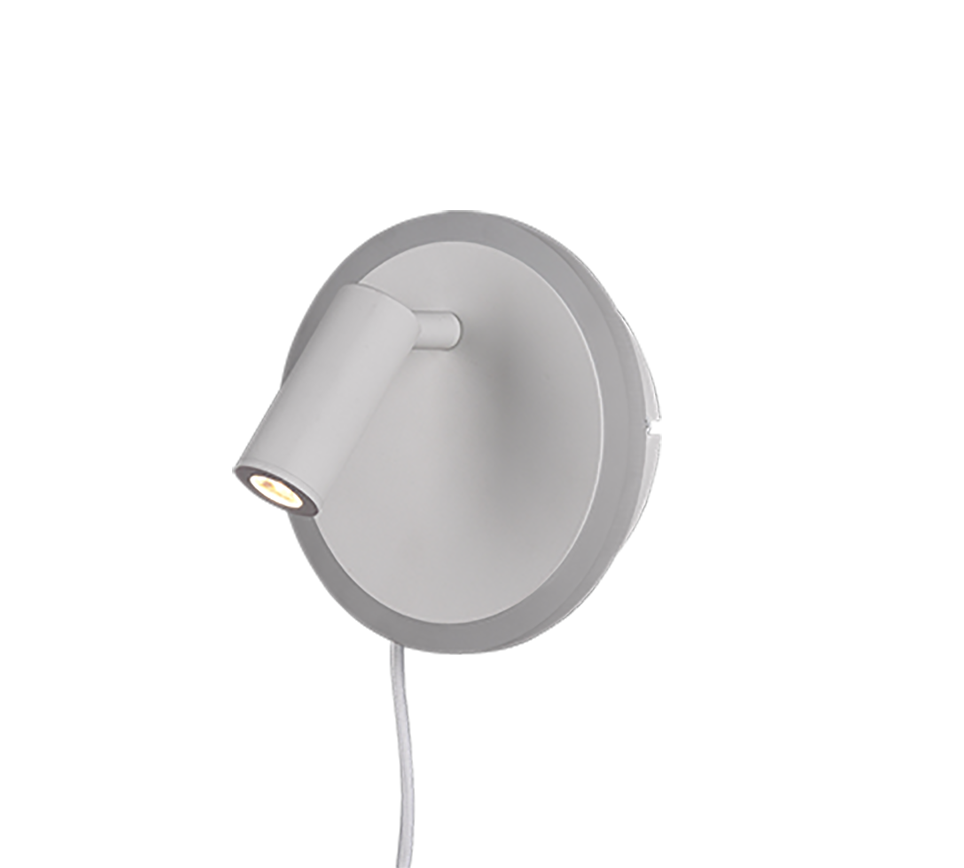 JORDAN | Wall lamp | White mat | Metal