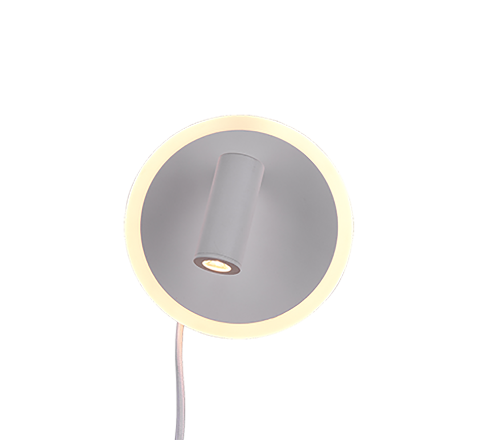 JORDAN | Wall lamp | White mat | Metal