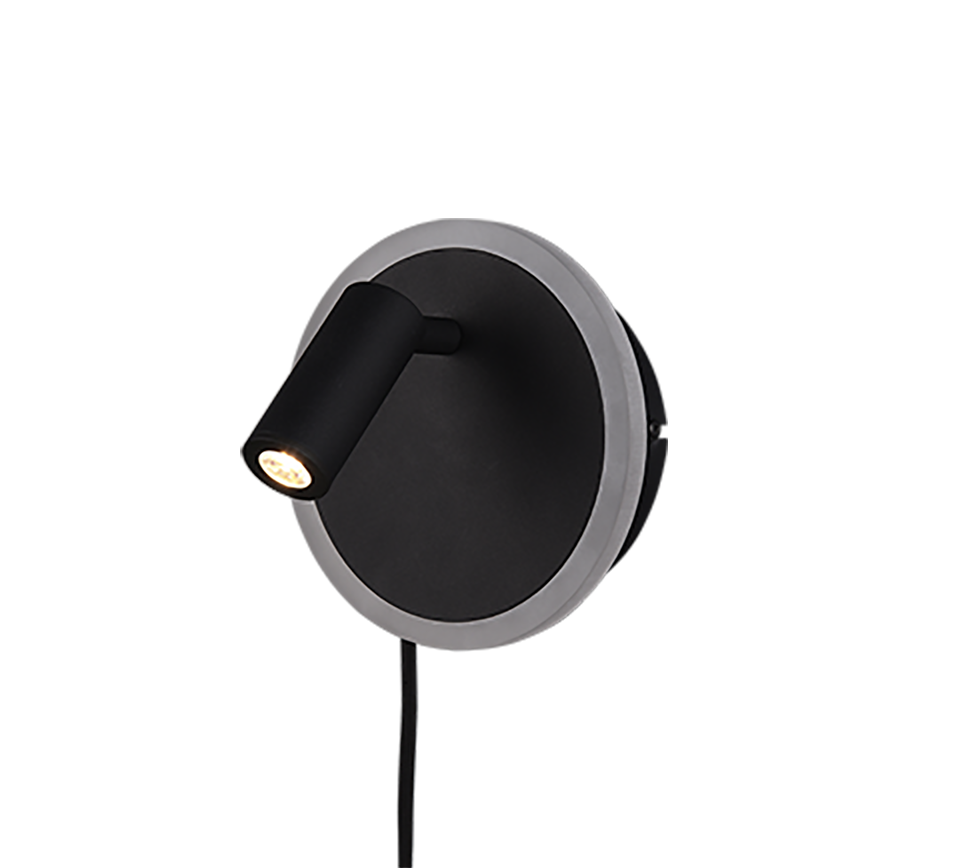 JORDAN | Wall lamp | Black mat | Metal
