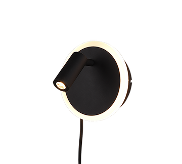 JORDAN | Wall lamp | Black mat | Metal