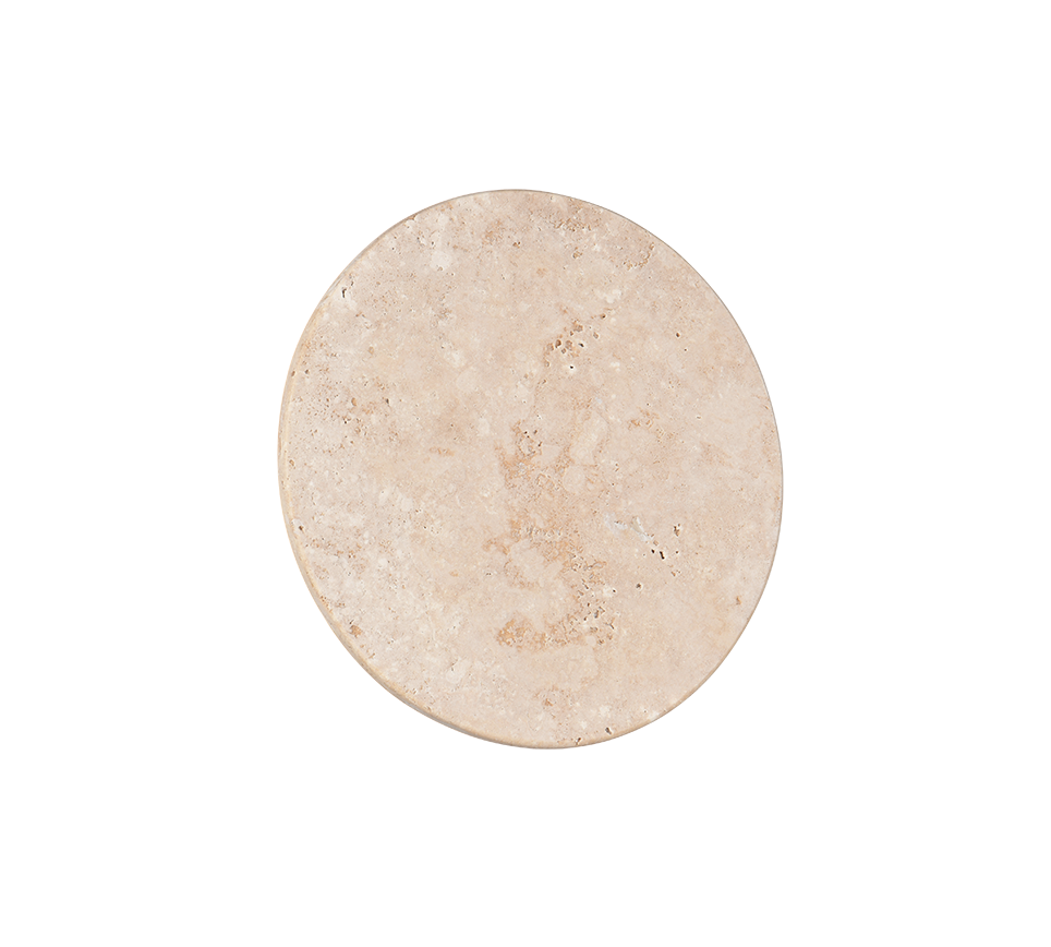 BOBBIN | Wall lamp | White mat | Travertin