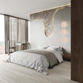 BOBBIN | Wall lamp | White mat | Travertin