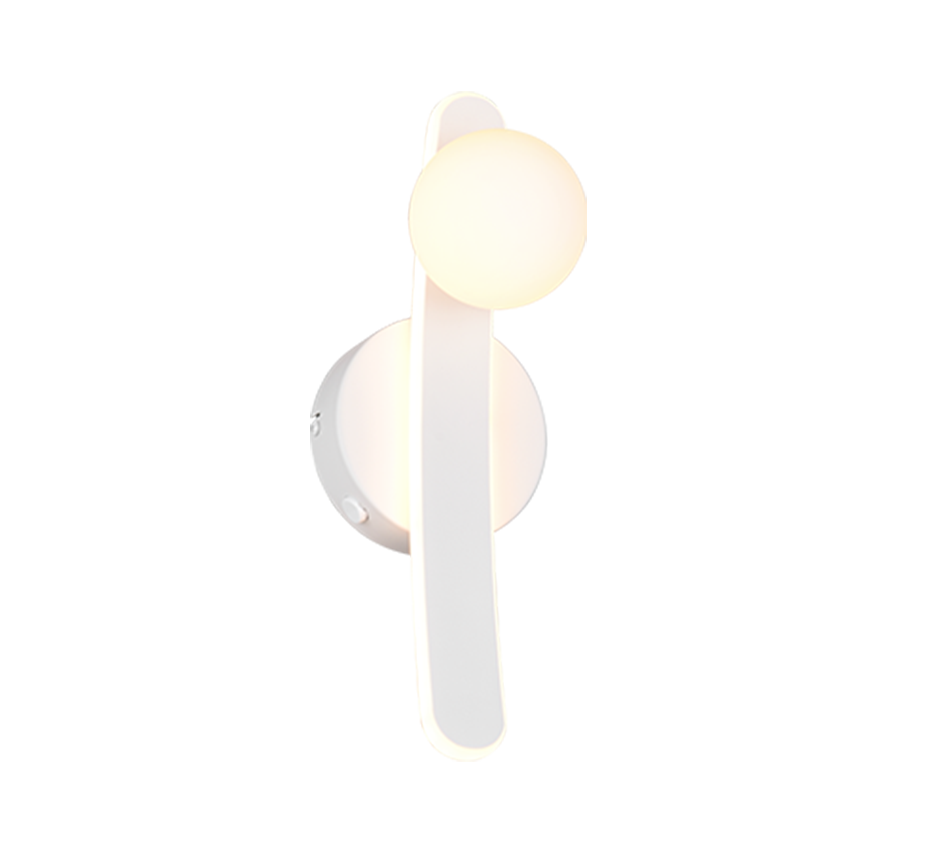 NAPOLI | Wall lamp | White mat | Metal