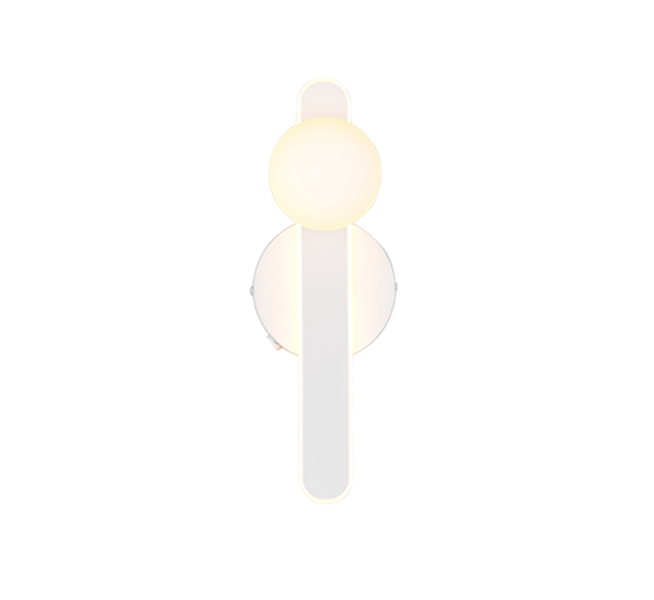 NAPOLI | Wall lamp | White mat | Metal