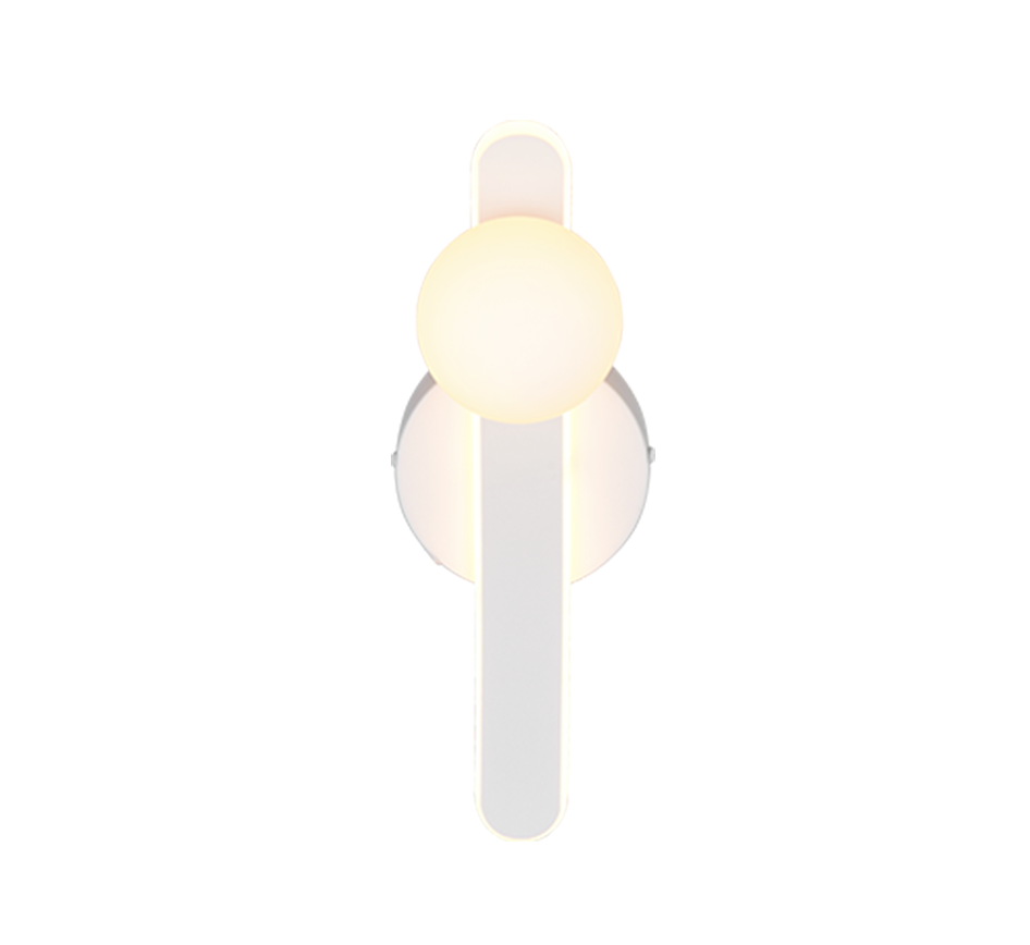 NAPOLI | Wall lamp | White mat | Metal
