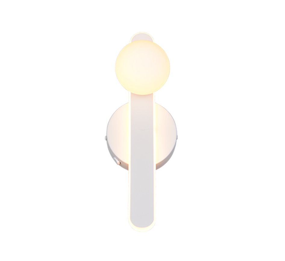 NAPOLI | Wall lamp | White mat | Metal