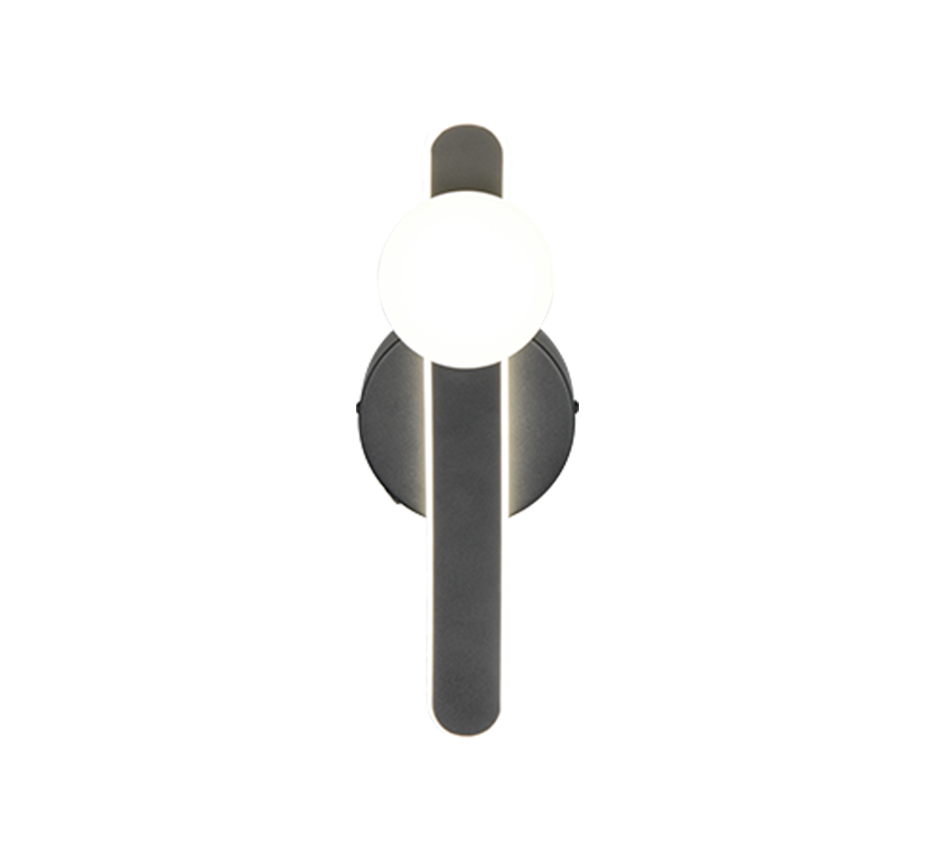 NAPOLI | Wall lamp | Black mat | Metal