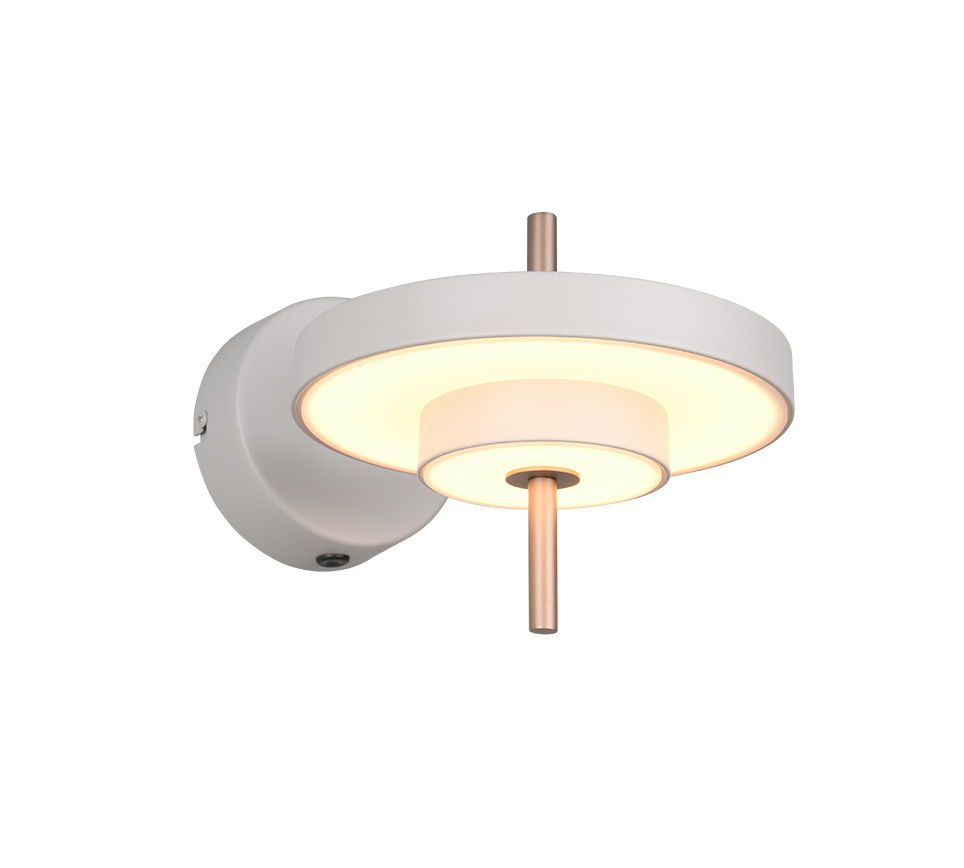 KEATON | Wall lamp | Warm grey | Metal