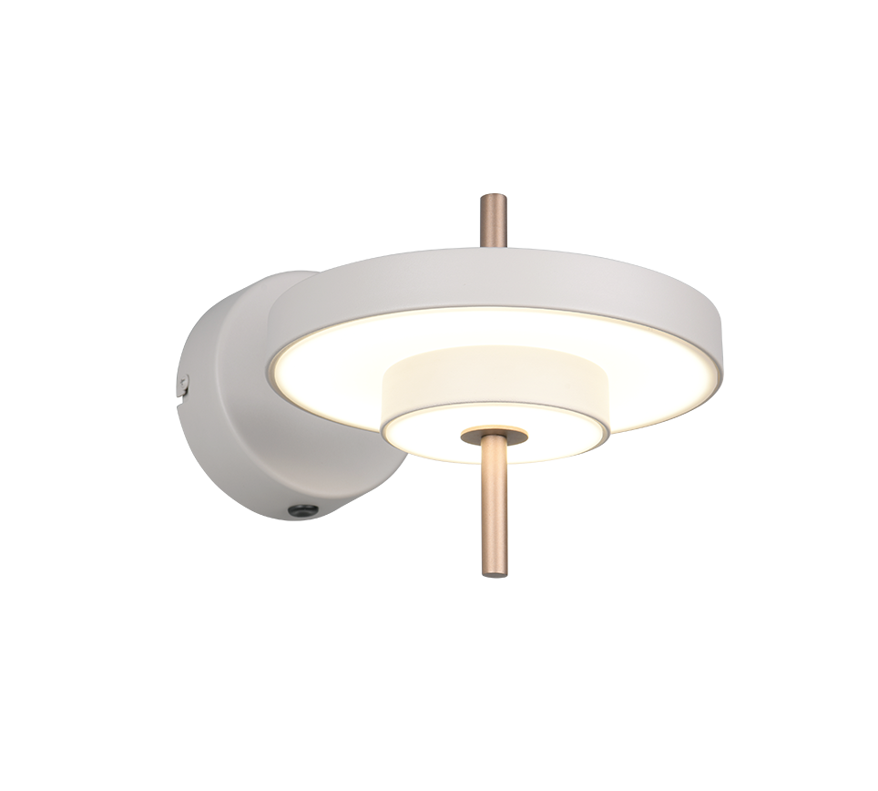 KEATON | Wall lamp | Warm grey | Metal