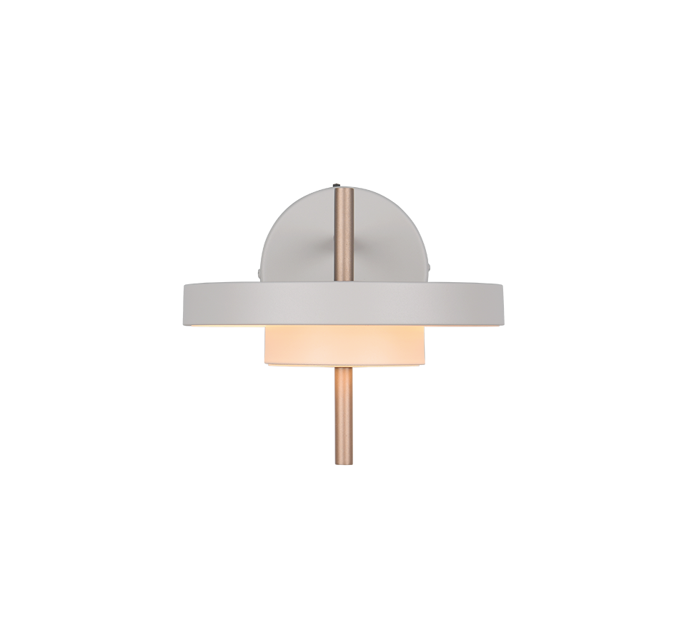 KEATON | Wall lamp | Warm grey | Metal