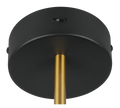 KEATON | Wall lamp | Schwarz-Gold | Metal