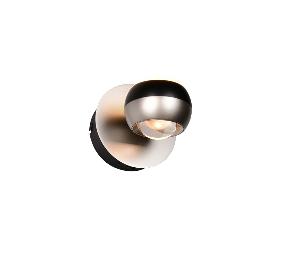 ORBIT | Wall lamp | Nickel mat | Metal