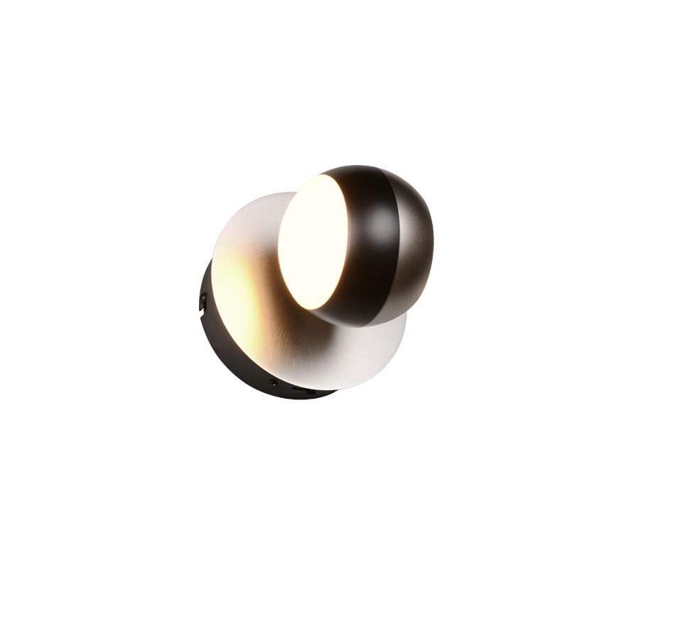 ORBIT | Wall lamp | Nickel mat | Metal