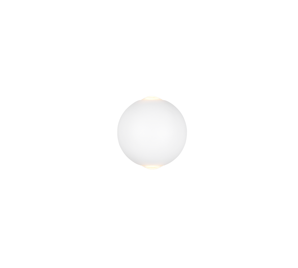 AVISIO | Wall lamp | White mat | Diecast aluminium