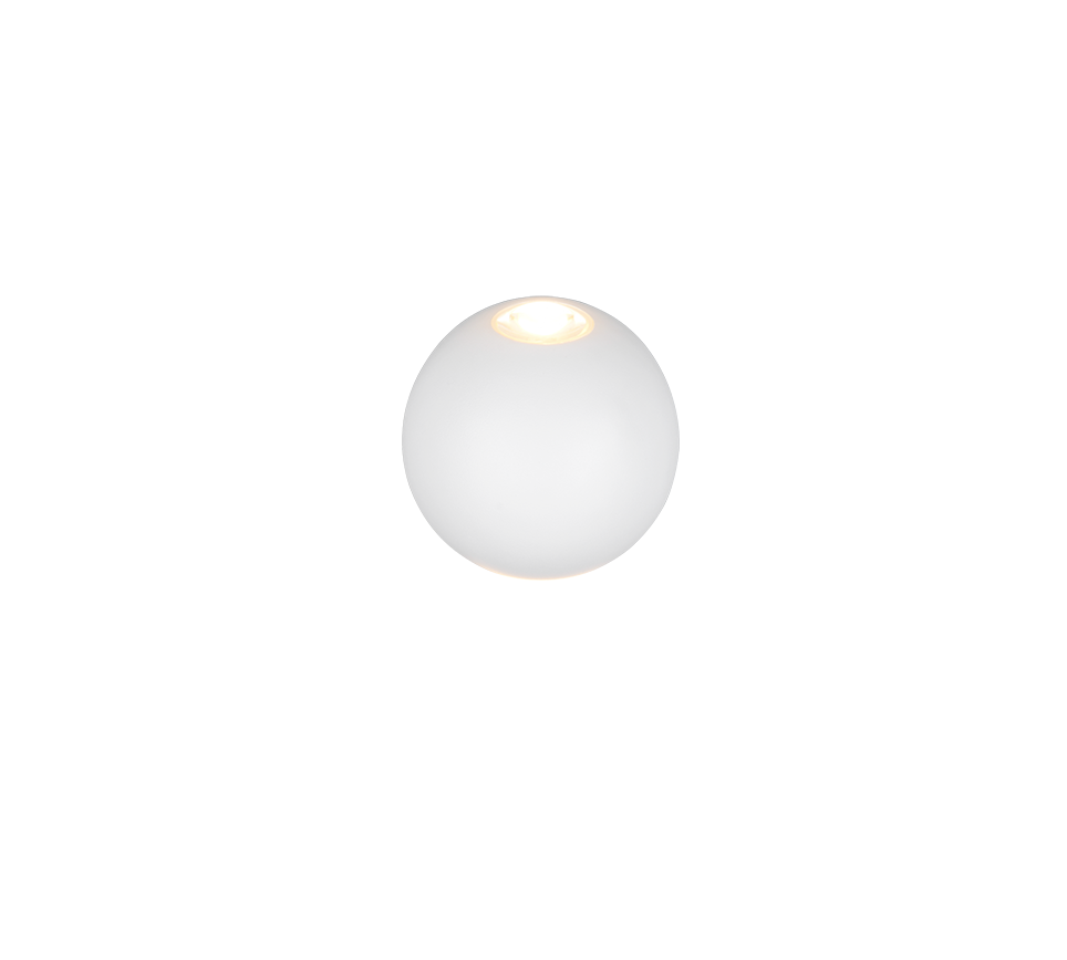 AVISIO | Wall lamp | White mat | Diecast aluminium
