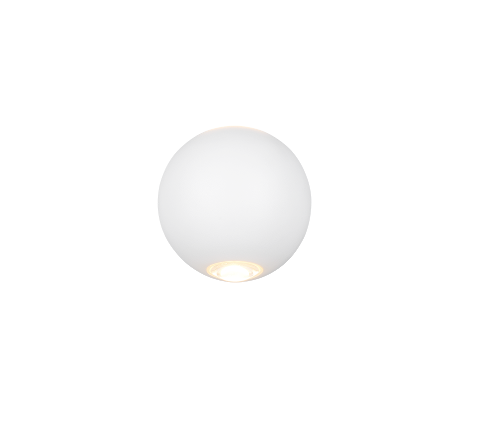 AVISIO | Wall lamp | White mat | Diecast aluminium