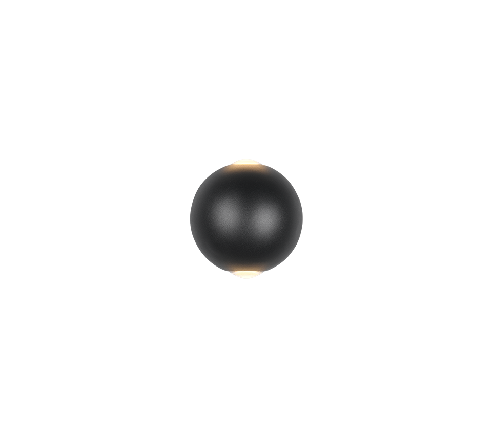 AVISIO | Wall lamp | Black mat | Diecast aluminium