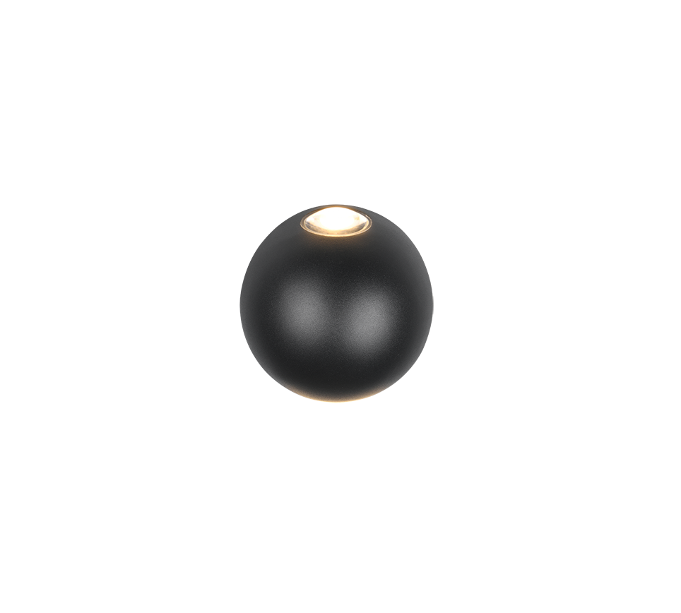 AVISIO | Wall lamp | Black mat | Diecast aluminium