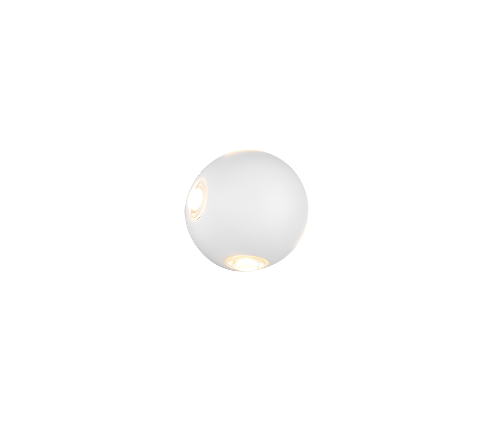 AVISIO | Wall lamp | White mat | Diecast aluminium