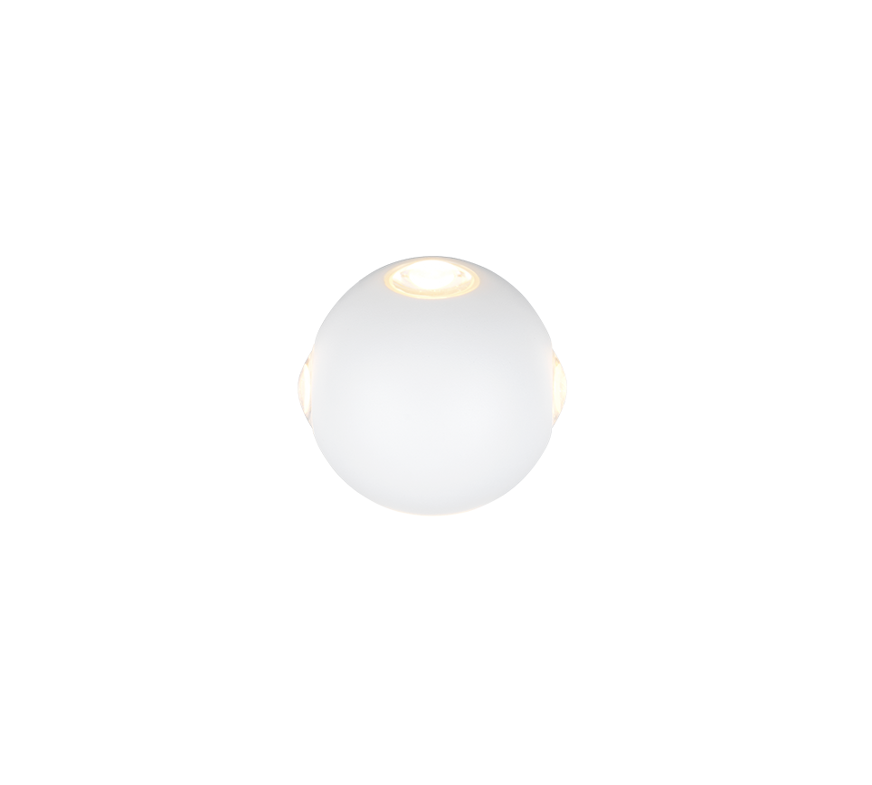 AVISIO | Wall lamp | White mat | Diecast aluminium
