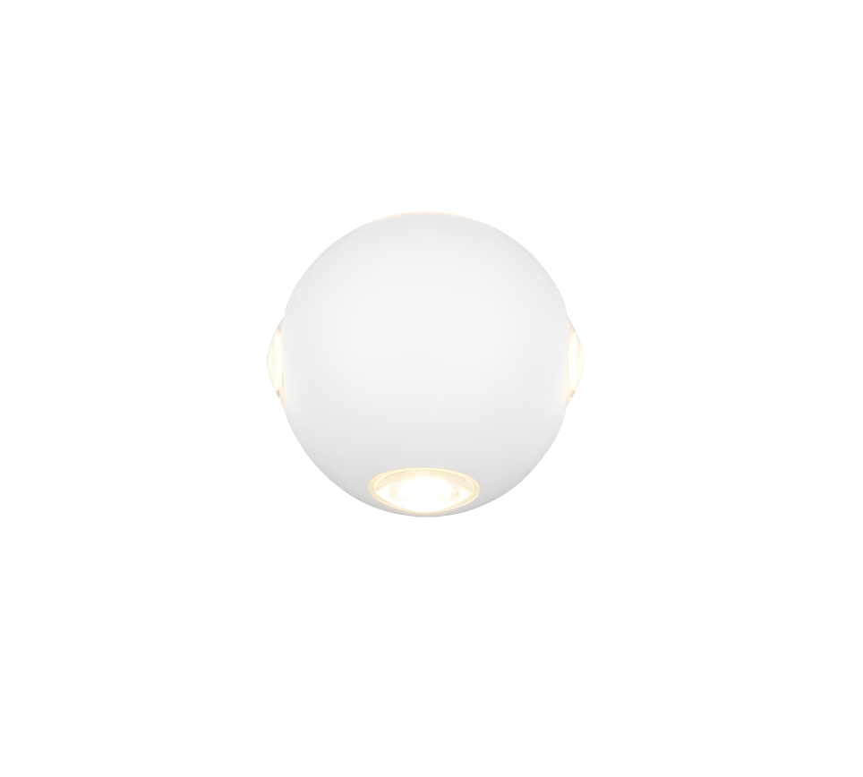 AVISIO | Wall lamp | White mat | Diecast aluminium