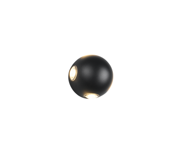 AVISIO | Wall lamp | Black mat | Diecast aluminium