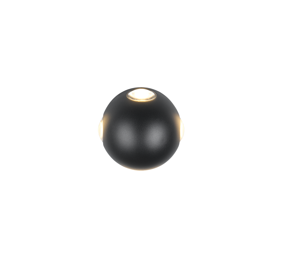 AVISIO | Wall lamp | Black mat | Diecast aluminium