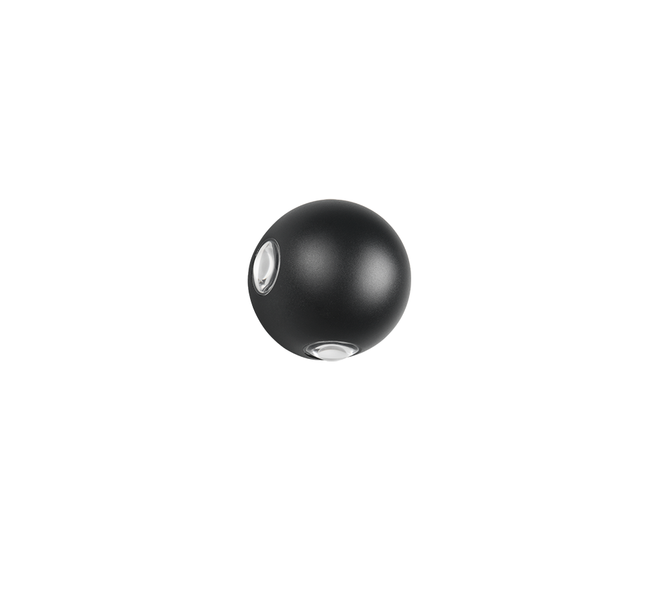 AVISIO | Wall lamp | Black mat | Diecast aluminium