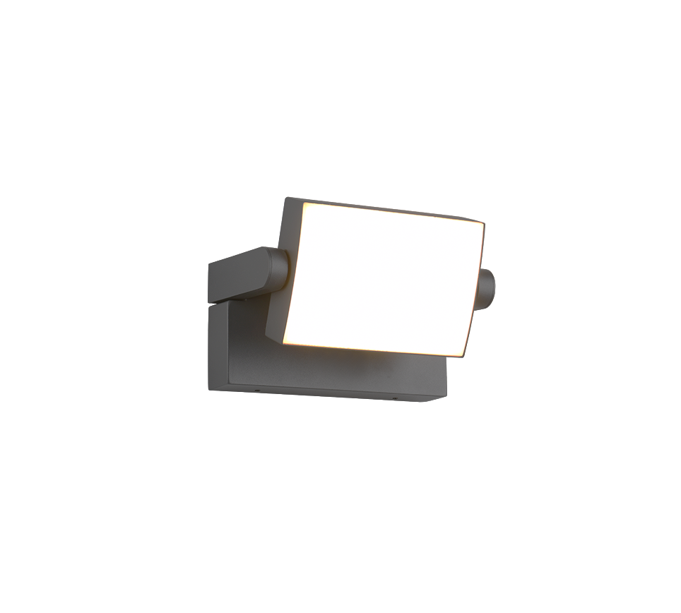 KANSAS | Wall lamp | Anthracite | Diecast aluminium