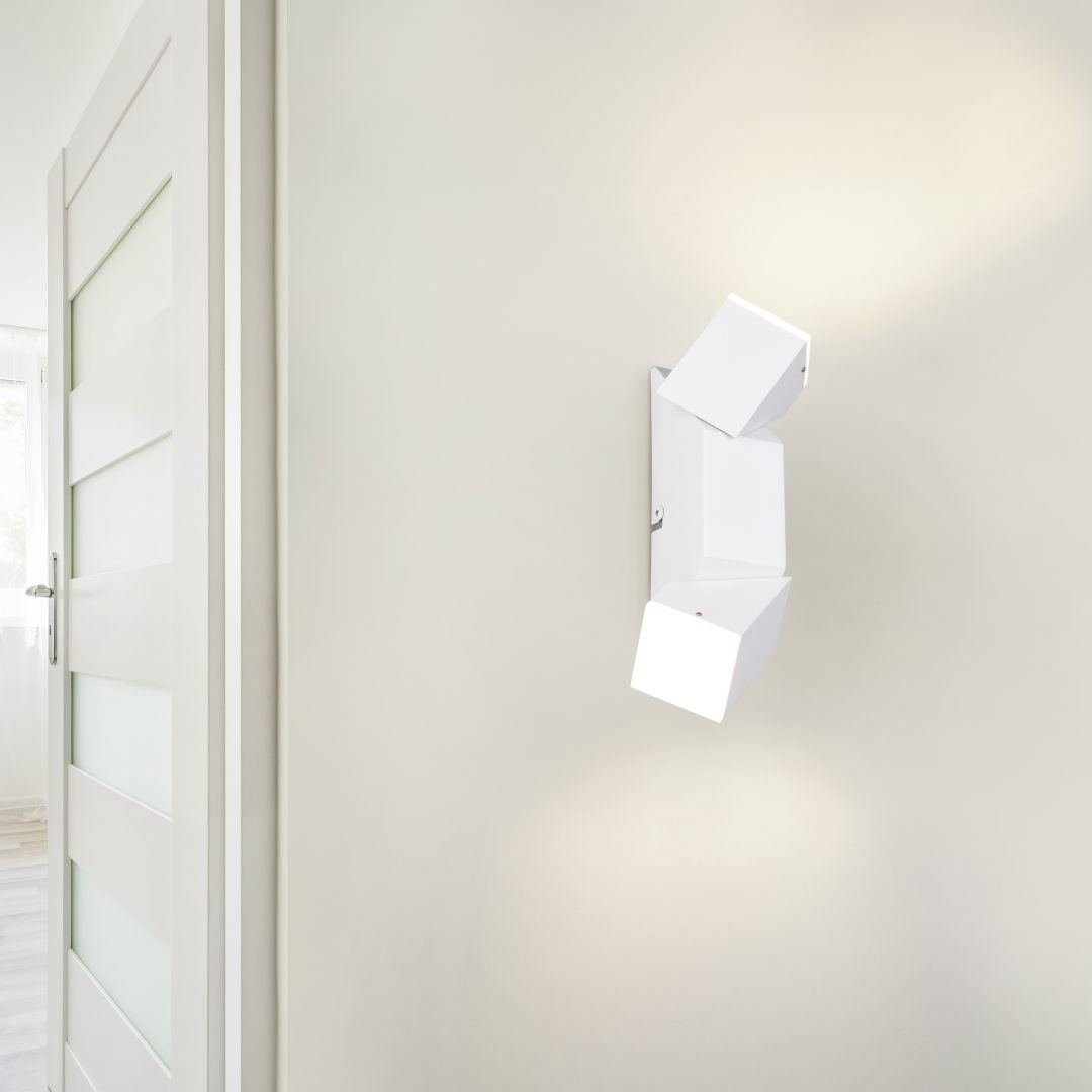 RAGLAN | Wall lamp | White mat | Metal
