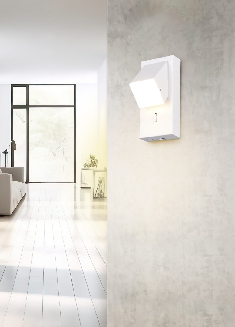 RAGLAN | Wall lamp | White mat | Metal