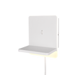 FAIRFIELD | Wall lamp | White mat | Metal