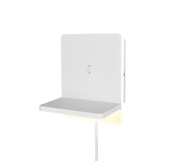 FAIRFIELD | Wall lamp | White mat | Metal