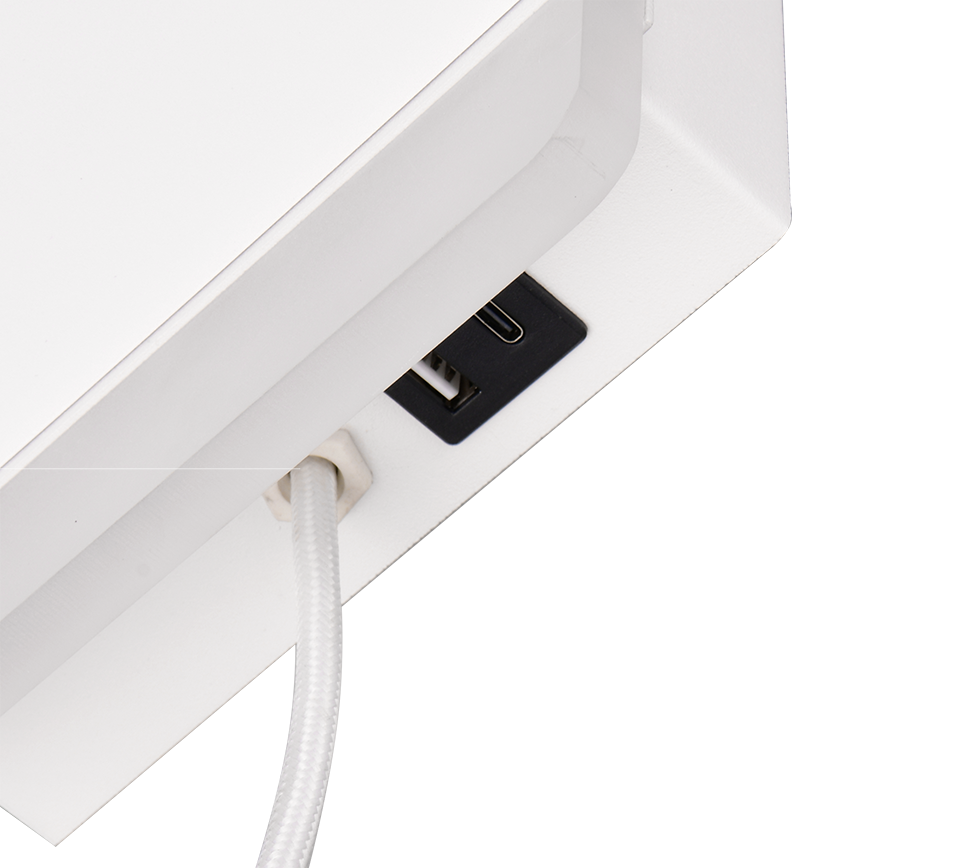 FAIRFIELD | Wall lamp | White mat | Metal