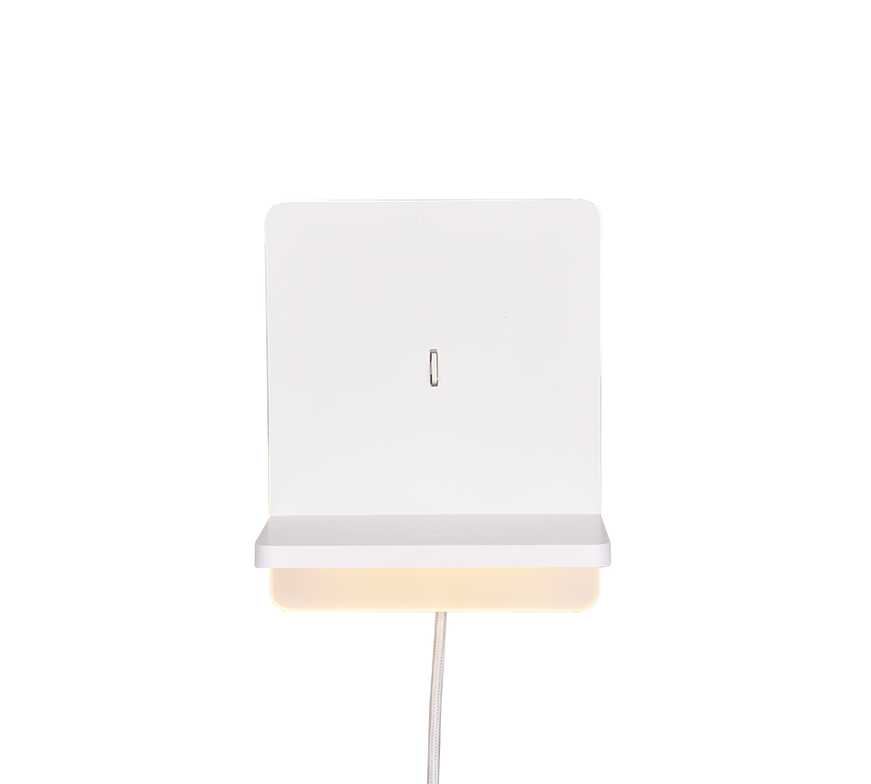 FAIRFIELD | Wall lamp | White mat | Metal