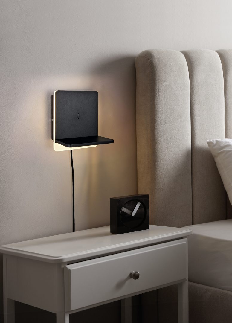 FAIRFIELD | Wall lamp | Black mat | Metal