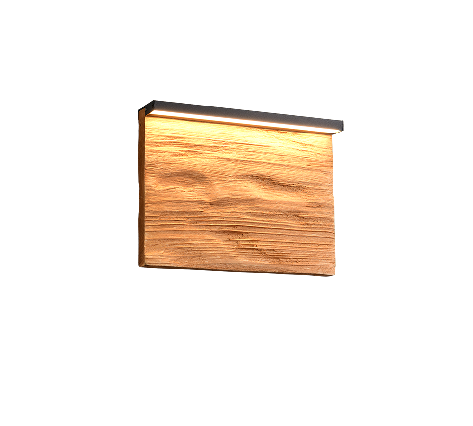 KALEA | Wall lamp | Wood coloured | Natural wood