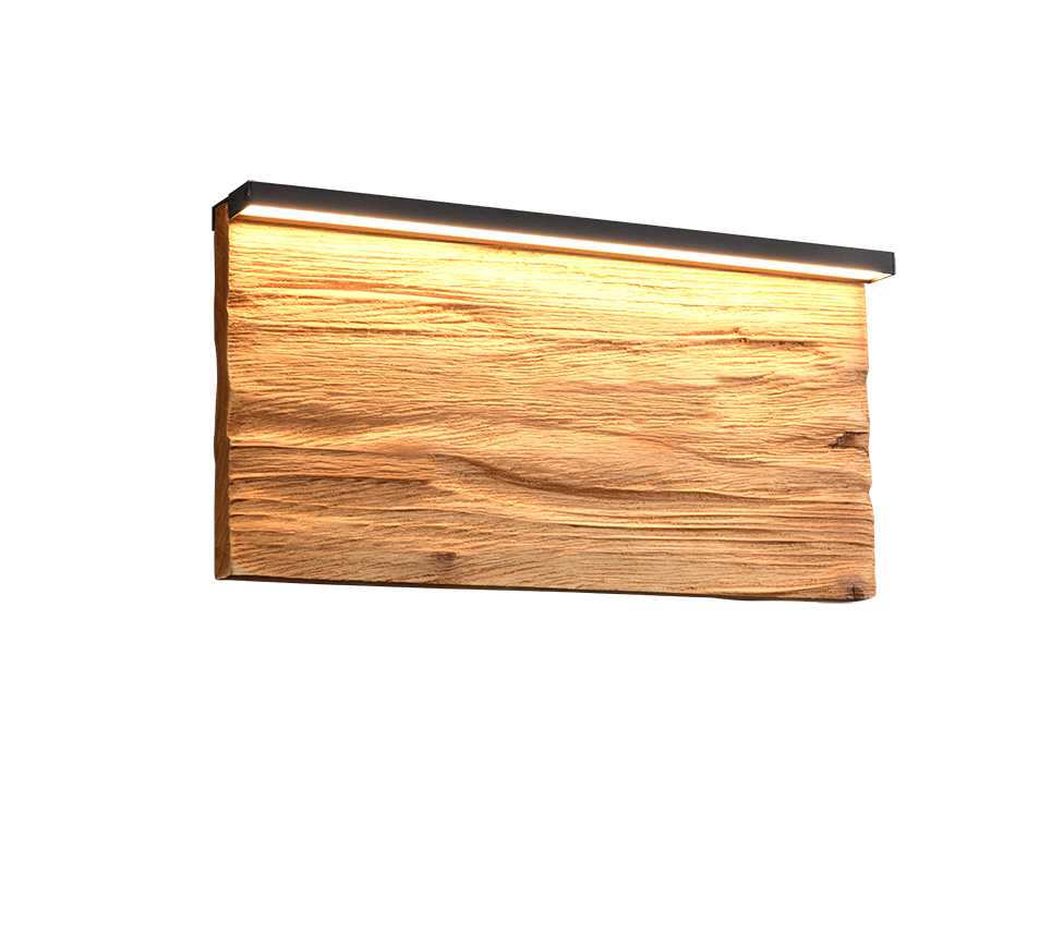 KALEA | Wall lamp | Wood coloured | Natural wood