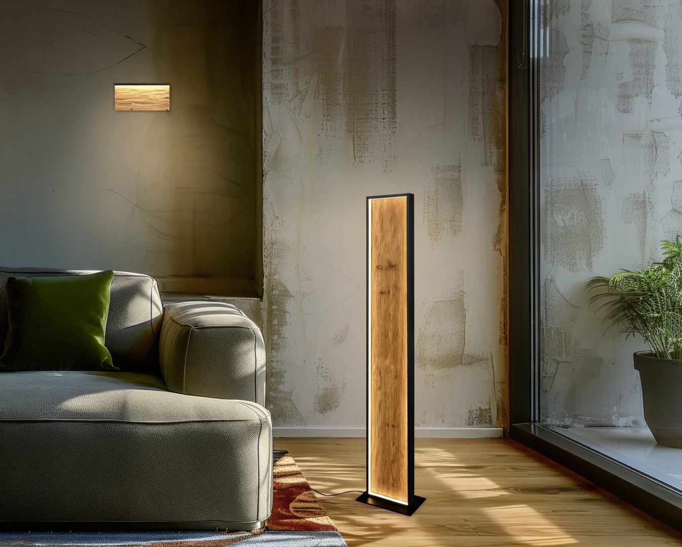 KALEA | Wall lamp | Wood coloured | Natural wood