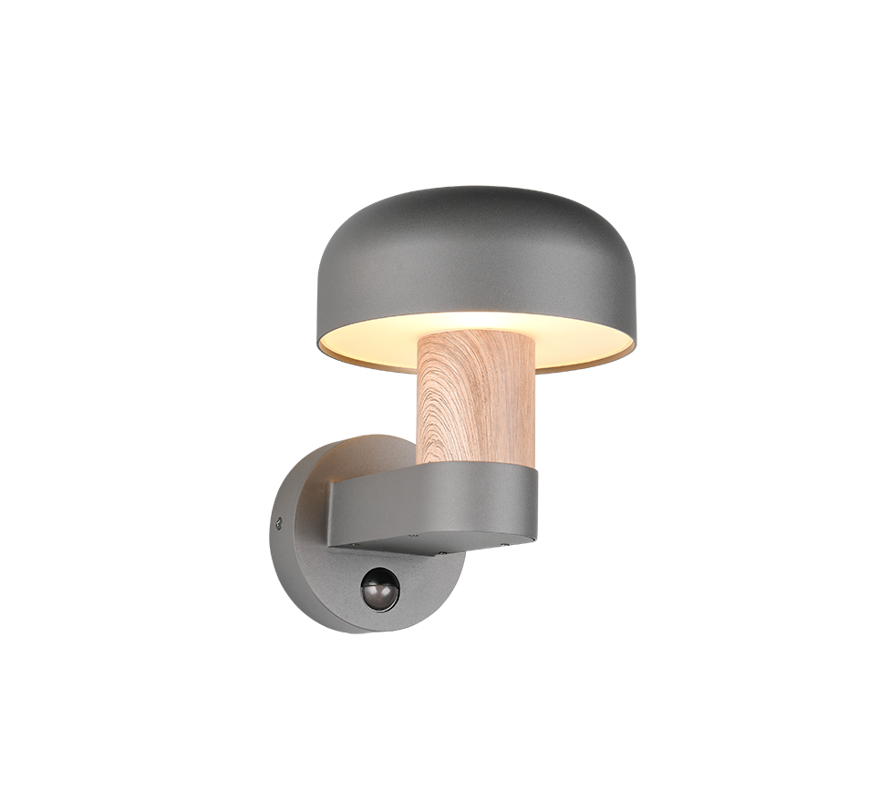 FRASER | Wall lamp | Wood imitation | Diecast aluminium