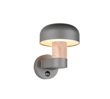 FRASER | Wall lamp | Wood imitation | Diecast aluminium