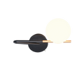 FLAMING | Wall lamp | Schwarz-Gold | Metal