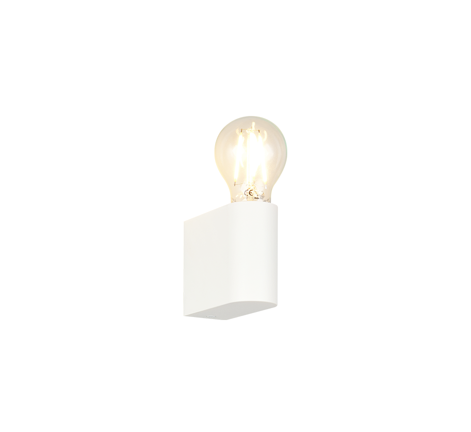 PRATELLA | Wall lamp | White mat | Plastic
