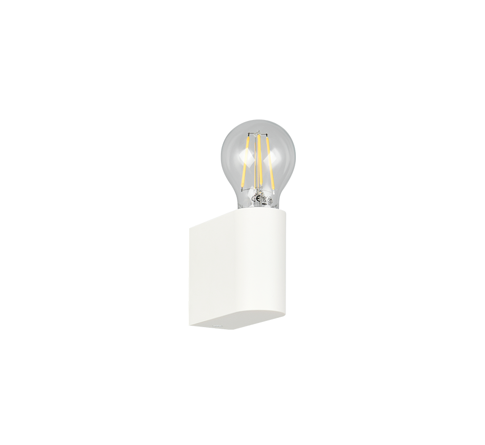 PRATELLA | Wall lamp | White mat | Plastic